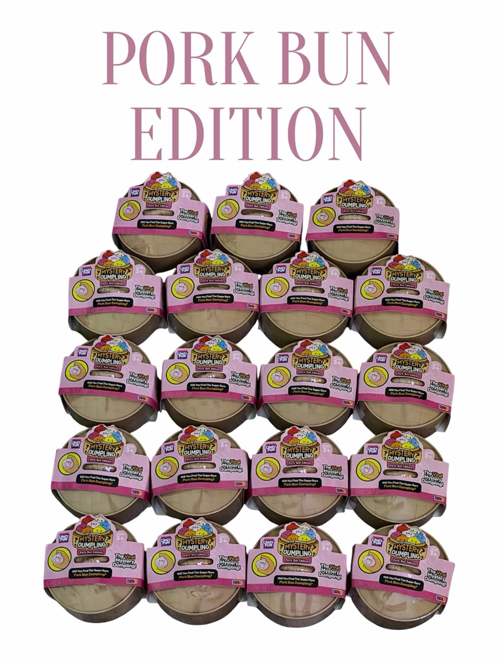 VIRAL Crazy Fun x RMS MYSTERY DUMPLING Pork Bun Edition LOT/BUNDLE NWT